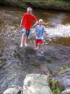 Kids Love the Creek - Catharine Cottages/Watkins Glen, New York